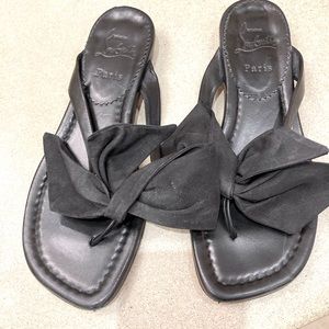 Christian Louboutin flip flops